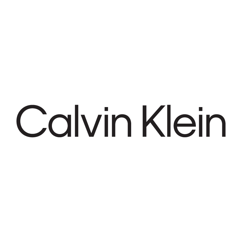 Calvin Klein logo on white