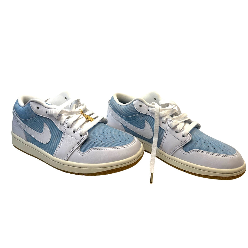 WMNS AIR JORDAN 1 LOW SE "DENIM WORN BLUE" WOMENS SIZE 10